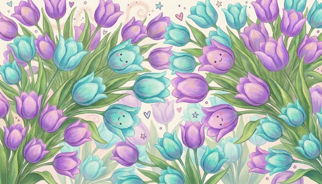 Фон с цветами